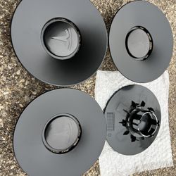 Set Of Tesla Wheel Rim Center Hubcap