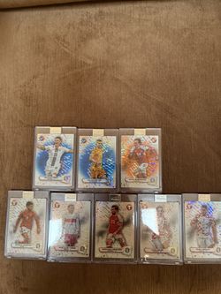 Soccer 8 Card Lot - Some Numbered
