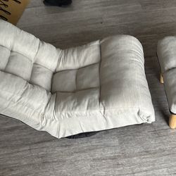 Gaming Chair / Lounge Chair With Footstool 