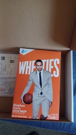 Steph Curry Wheaties cereal box 2016