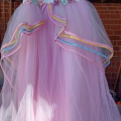 Unicorn Dress Size 7-8
