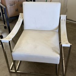 White Arm Chair