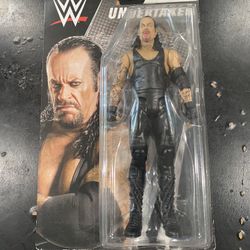 Undertaker WWE Mattel Basic Series 100 Action Figure NEW DAMAGED PACKAGING