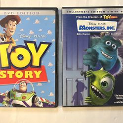 Disney Picard Classics: Toy Story & Monsters Inc. DVD’s