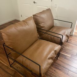 Black Iron Hammock Style Modern Style Chair with Cushion