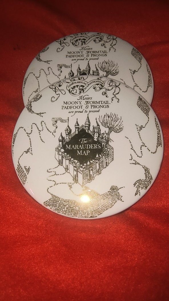 Harry Potter Hogwarts The Marauder's Map Coaster