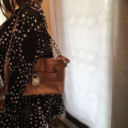 Michael Kors Leather Envelope Shoulder Bag