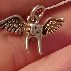 Vtg.Sterling Silver "TOOTH FAIRY" charm