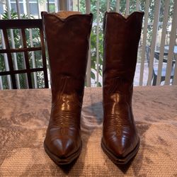 Dark Brown Mexican Boots 9 1/2