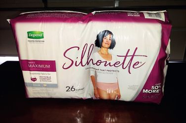 Silhouette Adult Underwear 26 count size  small 