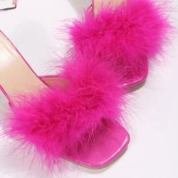 Barbie PINK Fur Heels