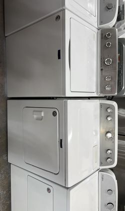 Maytag Top Load Washer & Dryer Set – Agitator, White, Tested
