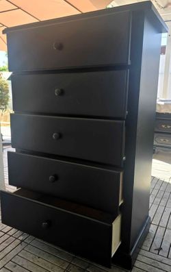 Solid wood dresser.