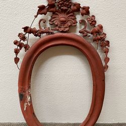 Antique Red Picture/Mirror Frame 