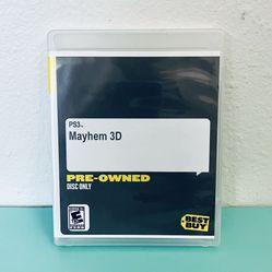 Mayhem 3D (PS3, 2011)