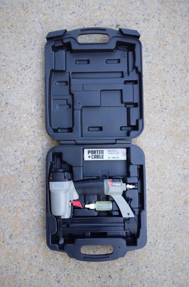 Porter Cable Brad Nailer/Case