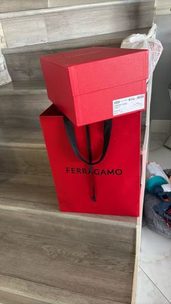 Ferragamo Shoe box And Bag **Only**