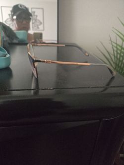 Tiffany eye glass frames with case and pouch