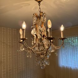 Vintage 5-Light Chandelier - French Style 