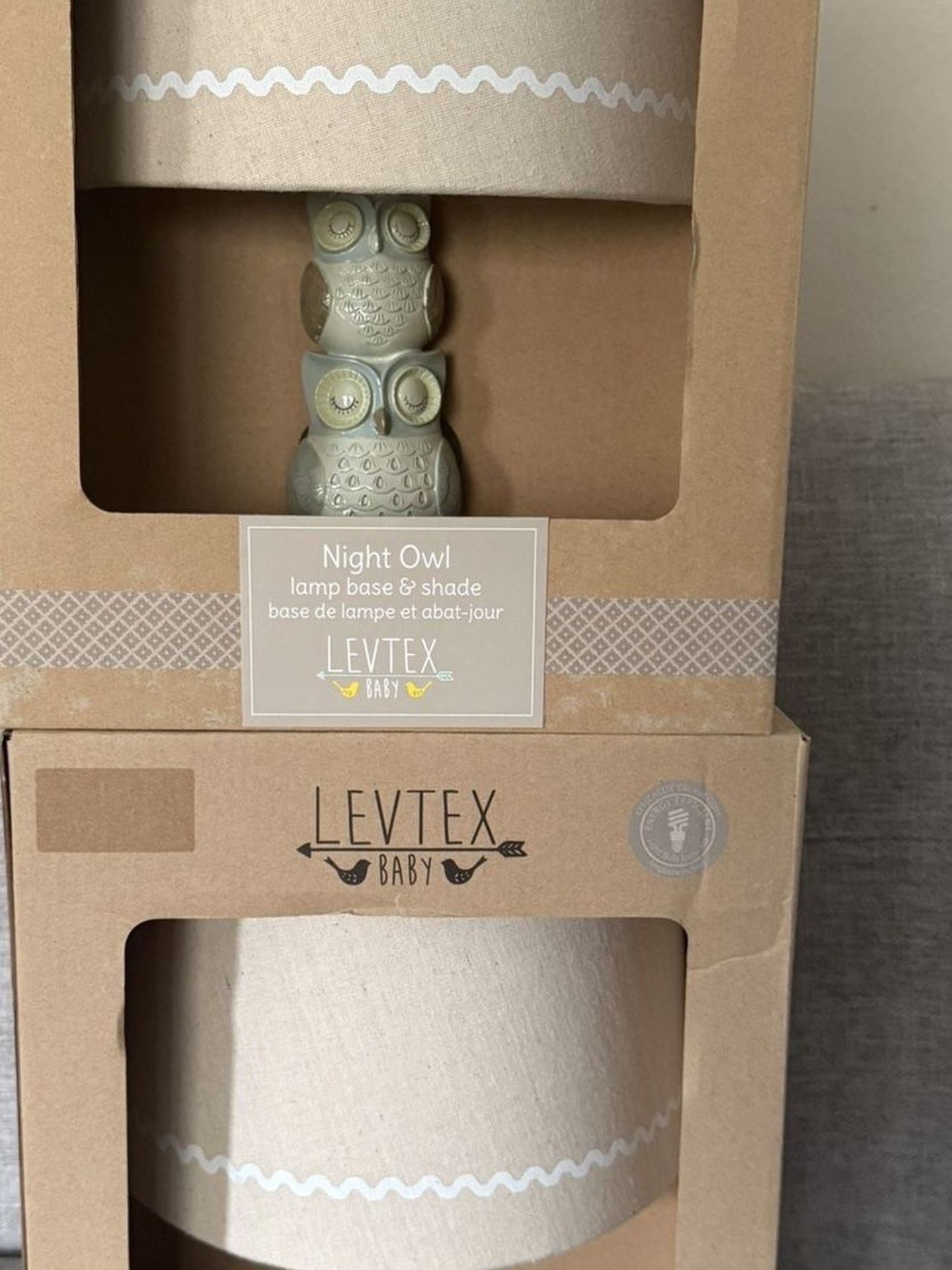 Set Of 2 Levtex Baby Lamp Base & Shade