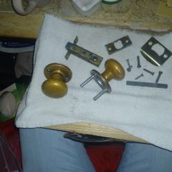 Antique Vintage "Dexter"Indoor Doorknob Set