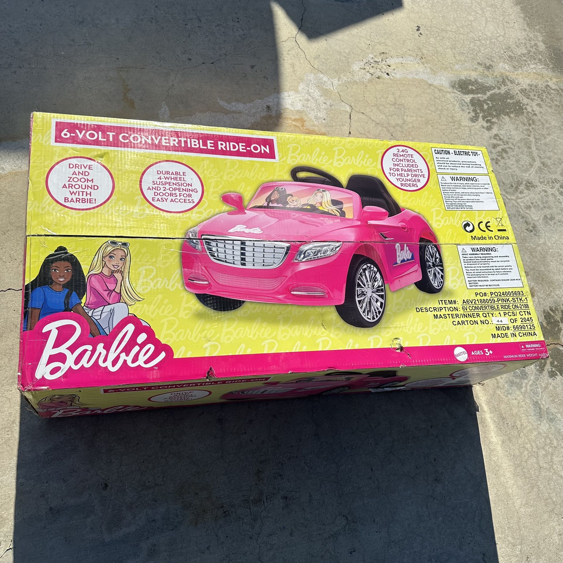 Barbie Cars For Kids To Ride