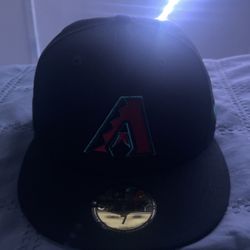 MLB ARIZONA DIAMONDBACKS NEW ERA AUTHENTIC COLLECTION ALTERNATE 59FIFTY FITTED HAT - BLACK