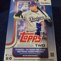 2025 Topps Series 2 Blaster Box With 2 Extra Packs