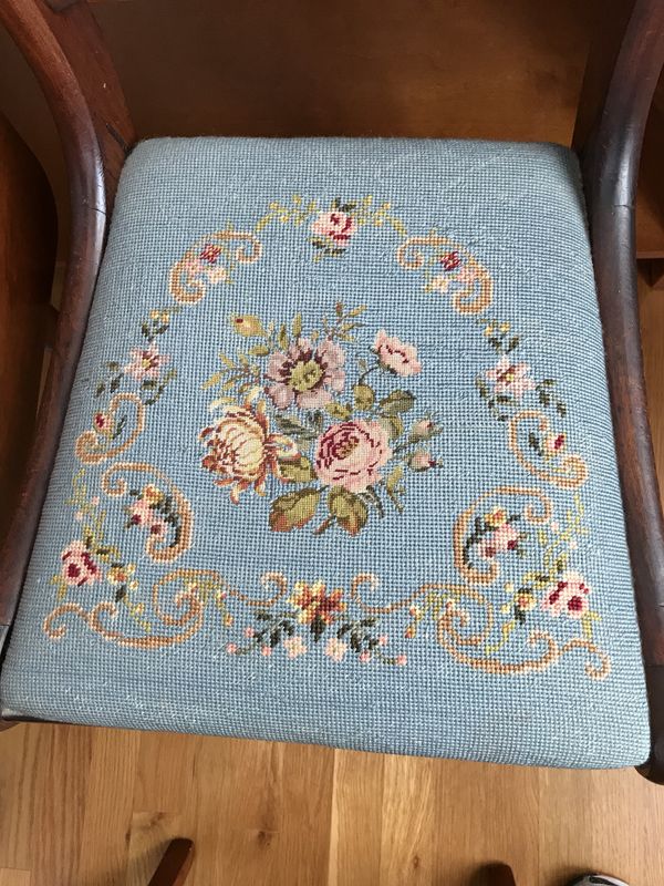 Antique Needlepoint Chair (Furniture) In Raleigh, NC - OfferUp - Antique Needlepoint Chair (Furniture) In Raleigh, NC - OfferUp