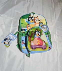 Bluey y bingo backpack y lunch box
