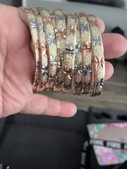 Vendo Pulceras De Enchape Brasileño Nuevas 