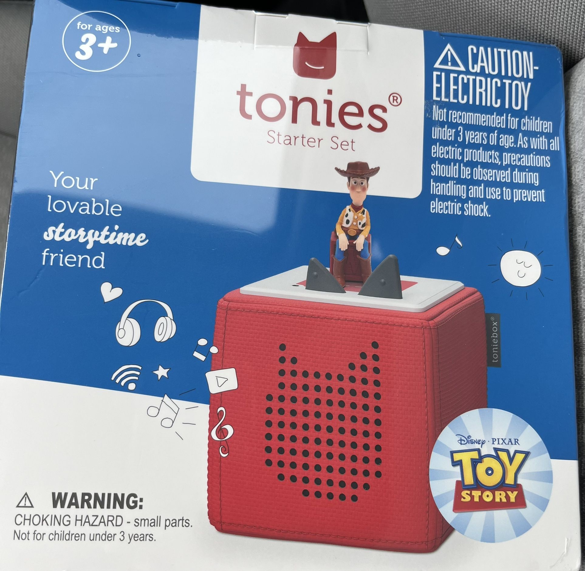 Brand New: Tonies Disney Pixar Toy Story Toniebox Audio Player Starter Set