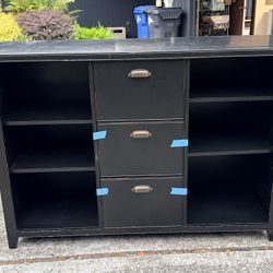Solid Wood File Cabinet/Shelving unit