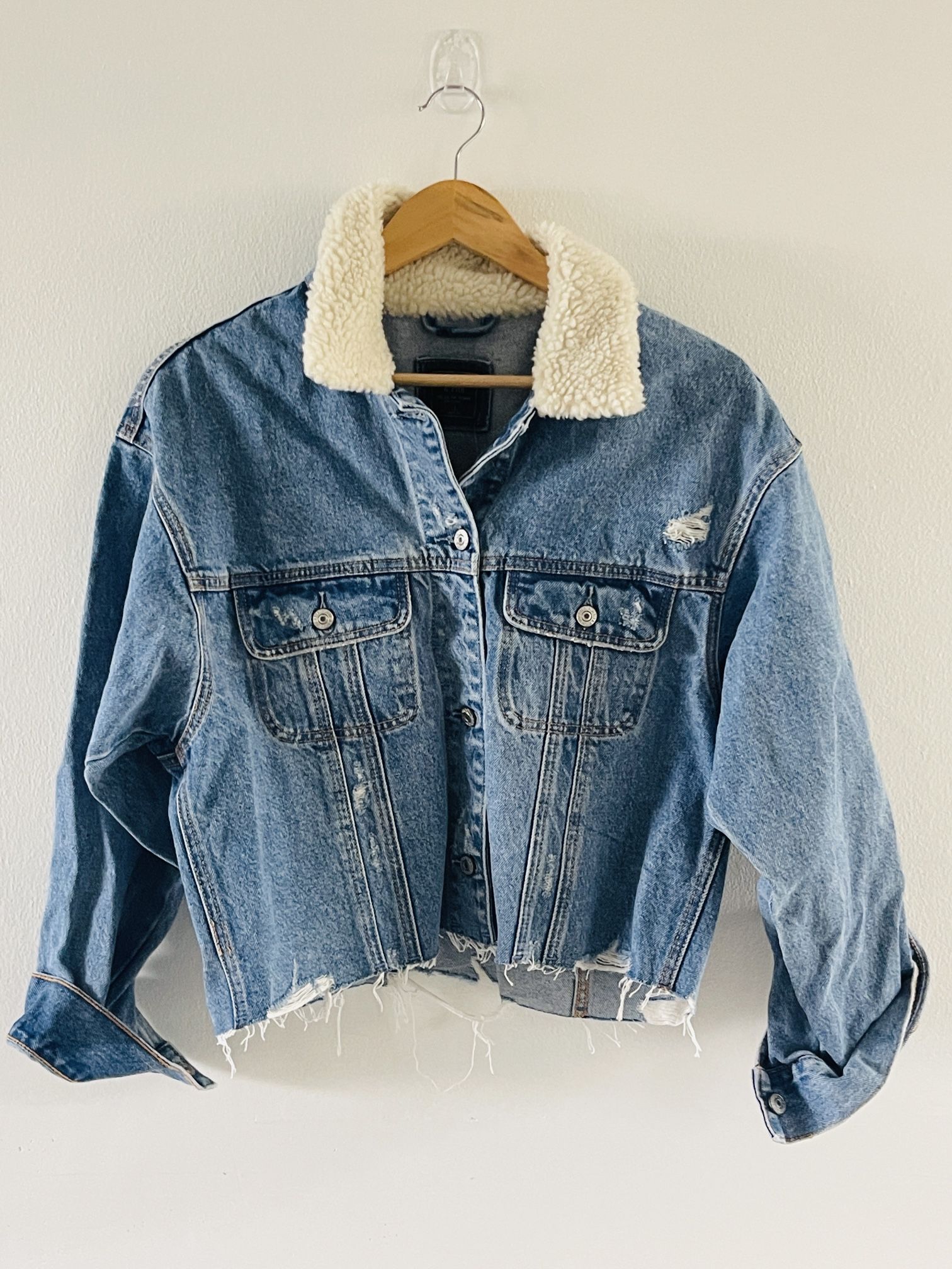 Abercrombie & Fitch jean jacket. NWT Bin Q