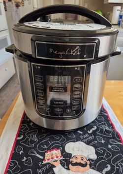 MEGACHEF.  / 6 QUART DIGITAL PRESSURE COOKER