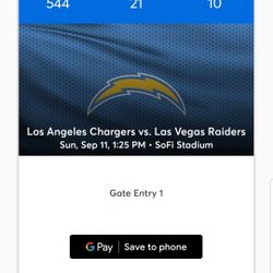 Chargers vs Raiders 9/11