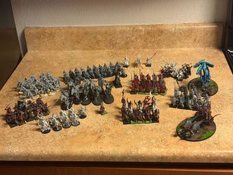 142 minis ARMY LOT Warhammer Old World Fantasy Age of Sigmar dark elves OOP
