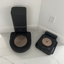 iRobot - Roomba s9+ (9550) Robot Vacuum & Braava jet m6 (6112) Robot Mop bundle - Black