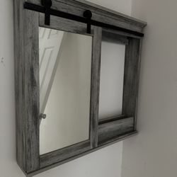 Sliding Mirror Cabinet $40