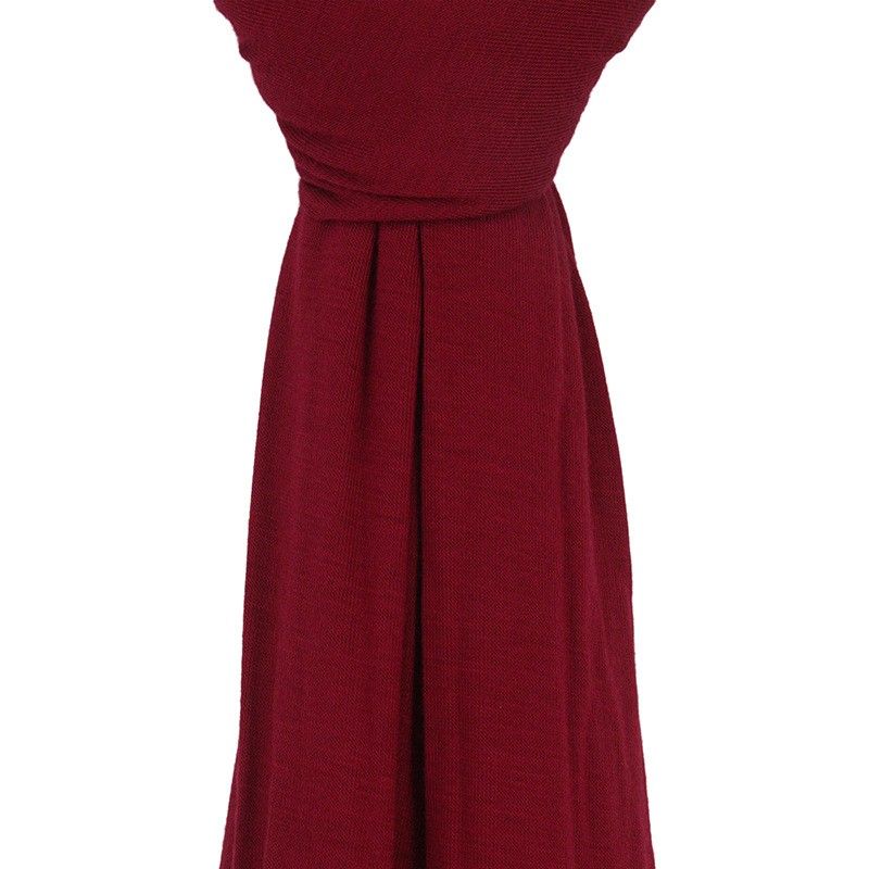 Burgundy Red Premium Jersey Shawls/Hijabs