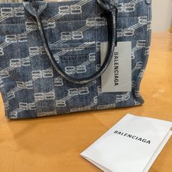 Balenciaga denim Tote bag Size small