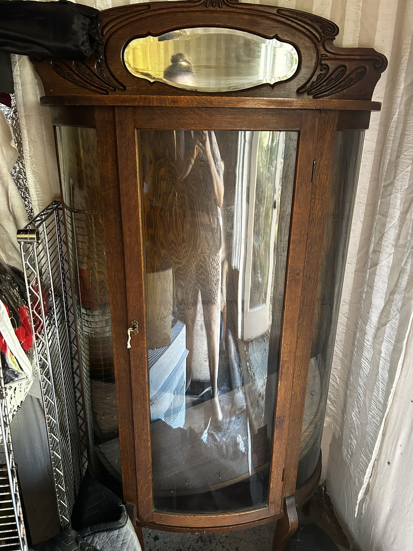 Antique China Cabinet Curio
