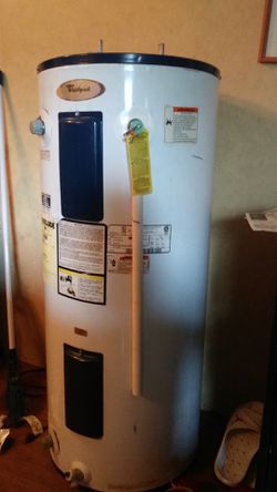 Whirlpool hot water heater aalmost brand new