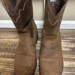 Boots - Justin Leather Work Boots Size 11 1/2 EE 