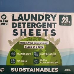 Fresh Linen (30 sheets) Laundry detergent sheets
