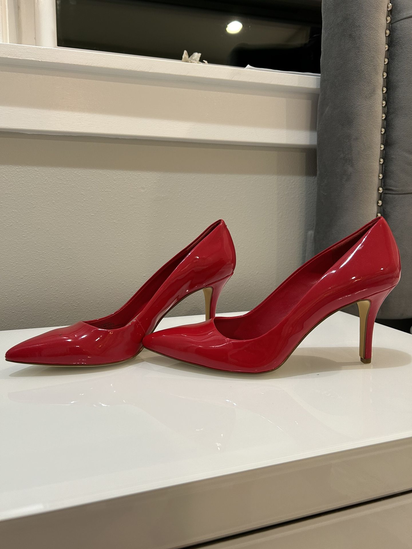 Red BCBG heels 