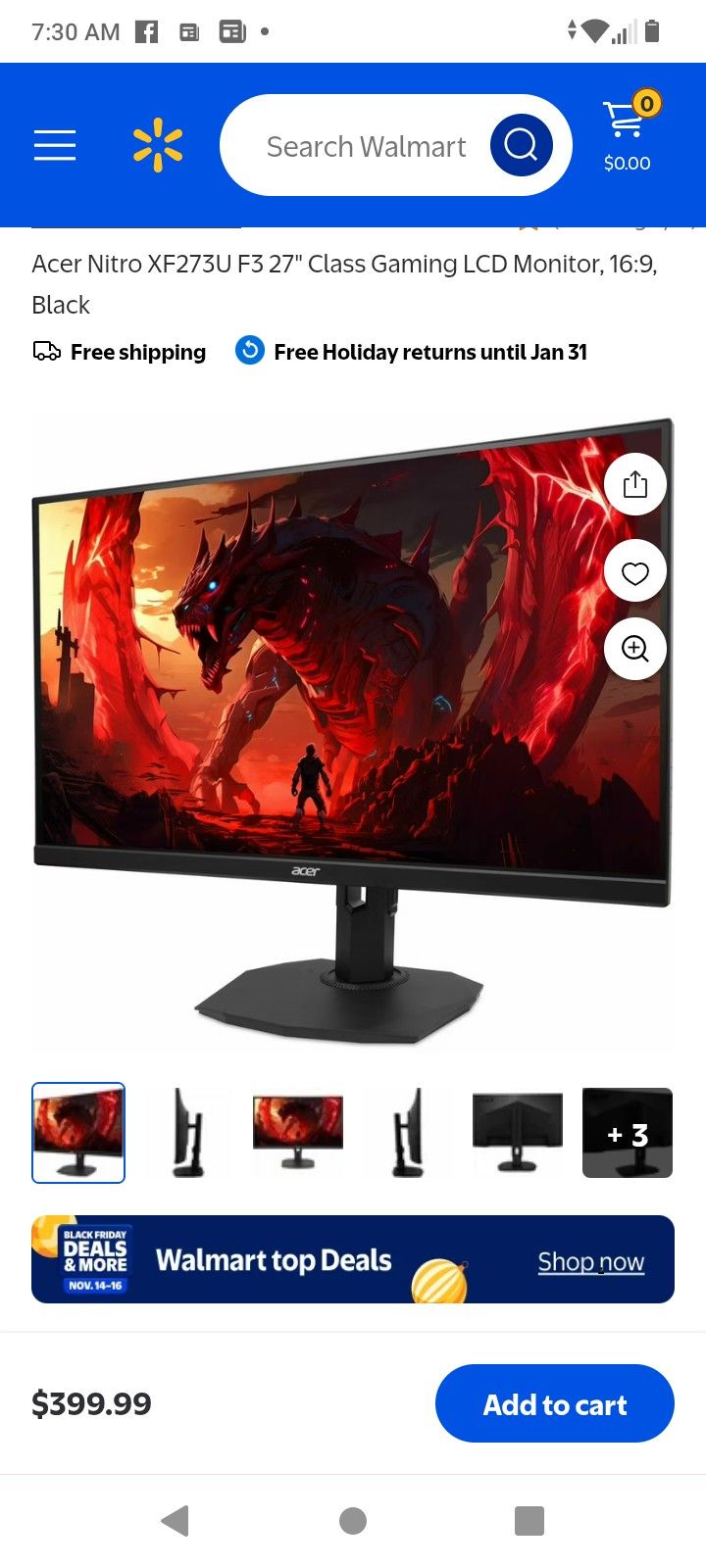 Acer Nitro Gaming Monitor