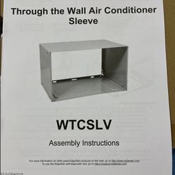 Koldfront Through The Wall Air Conditioner Sleeve WTCSLV