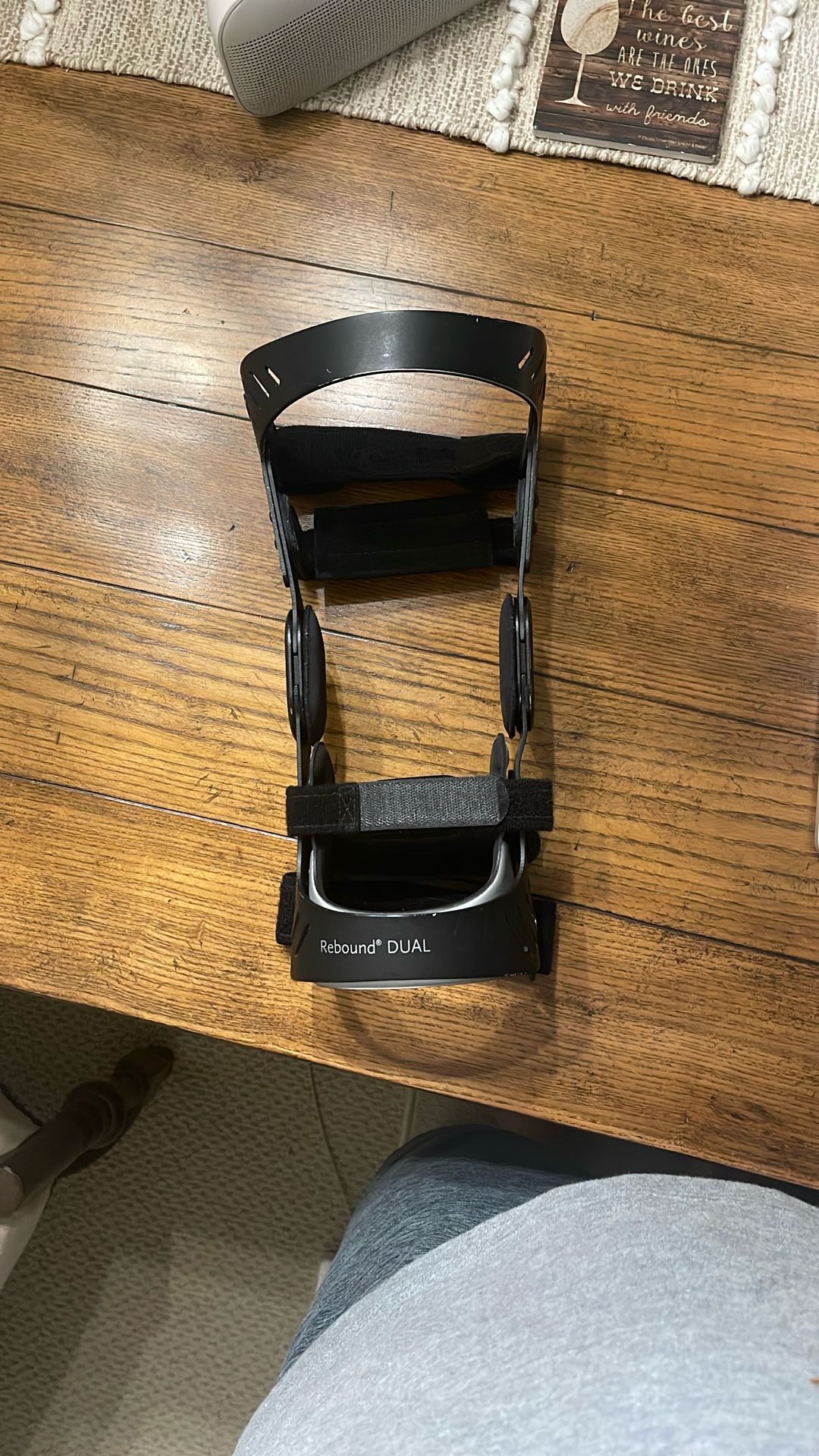 Used Ossur Rebound Dual Knee Brace For ACL, MCL & PCL Support - Professional Aluminum