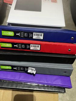 3 RING BINDERS (NOTEBOOKS)